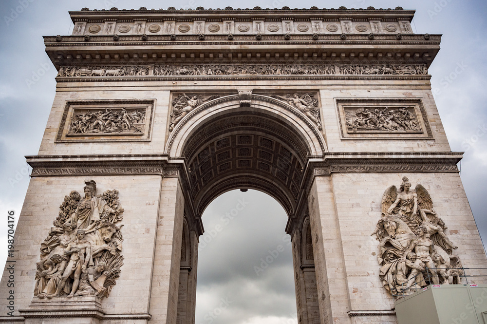 Arch of Triumph in Paris.