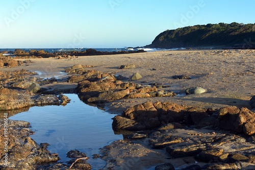 Australian Coastline Diamond Beach South, Rock Pools