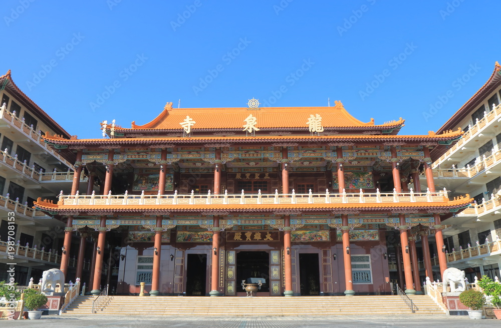 Longquan temple in Kaohsiung Taiwan. Translation - Longquan temple. Longquan temple in Kaohsiung Taiwan. Translation - Longquan temple.
