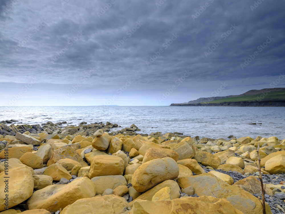 Various spring afternoon light views near Kimmeridge Bay, Dorset, UK Various spring afternoon light views near Kimmeridge Bay, Dorset, UK