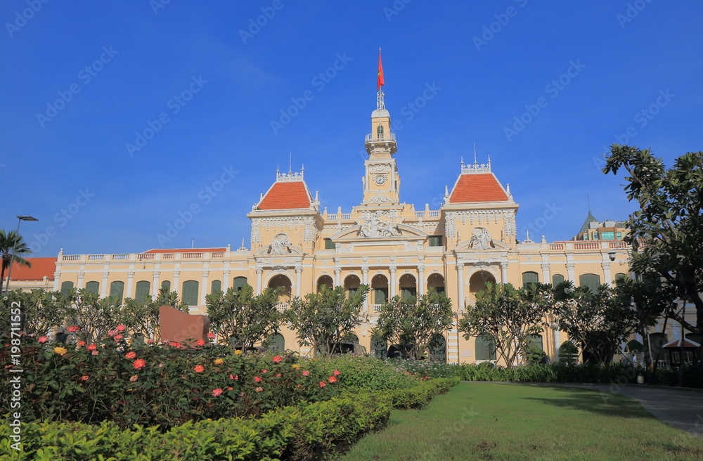 City Hall in Ho Chi Minh City Saigon Vietnam