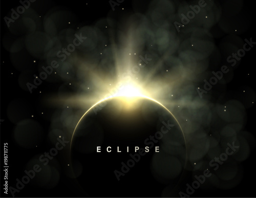 Space Eclipse Background photo