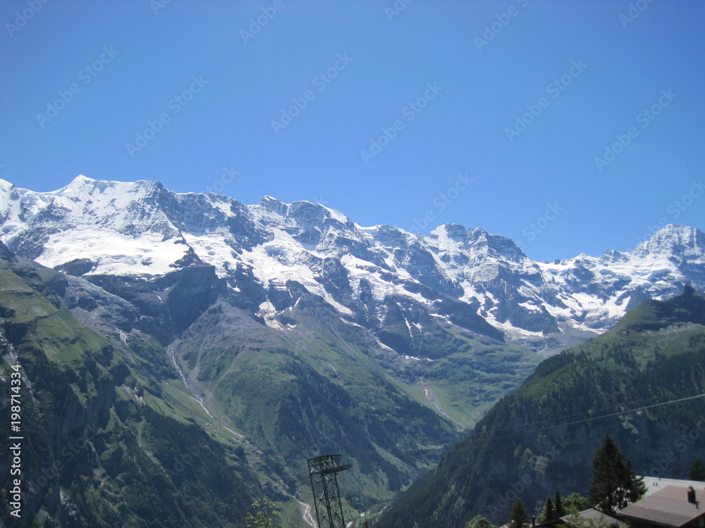 Beautiful scenery of Switzerland - Allmendhubel -