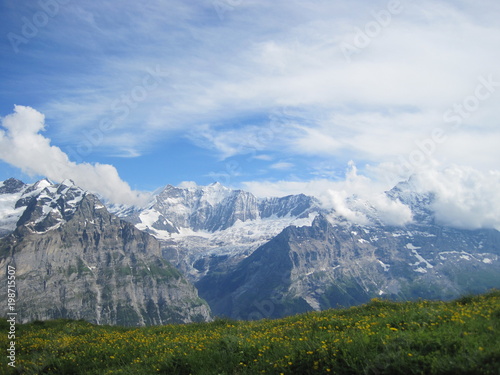 Beautiful scenery of Switzerland - First -