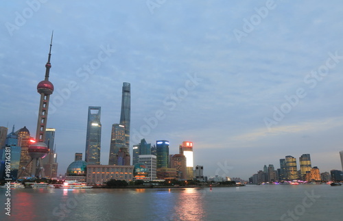 Shanghai Pudong skyscrapers cityscape China