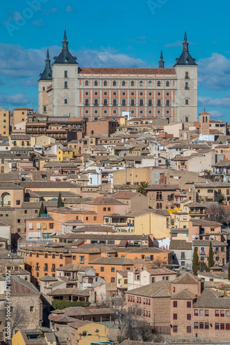 The Alcazar of Toledo in Spain