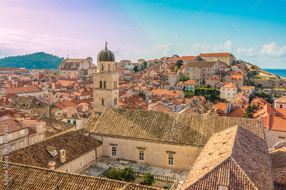 View of Old city of Dubrovnik
