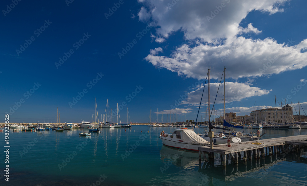 Marina in Syracuse, Sicily, Italy
