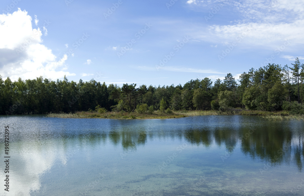 Laesoe / Denmark: Dreamy swimming pond in the woods near Byrum