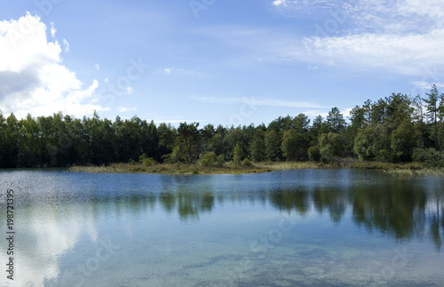 Laesoe / Denmark: Dreamy swimming pond in the woods near Byrum