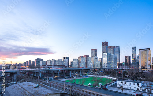 beijing city skyline