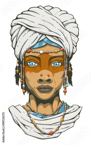 Woman in Turban