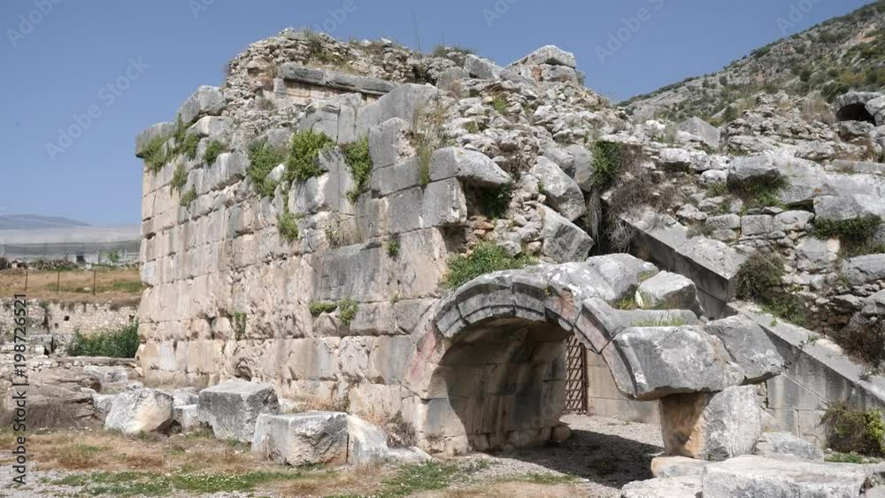Ruins of the ancient Limyra town, Turkey Ruins of the ancient Limyra town, Turkey