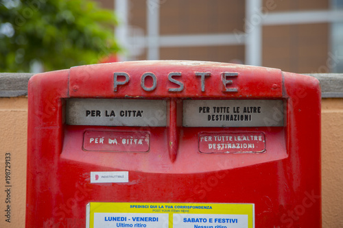 Wallpaper Mural image of an old Italian post office box Torontodigital.ca