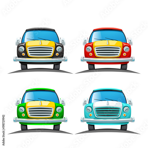 front view car set