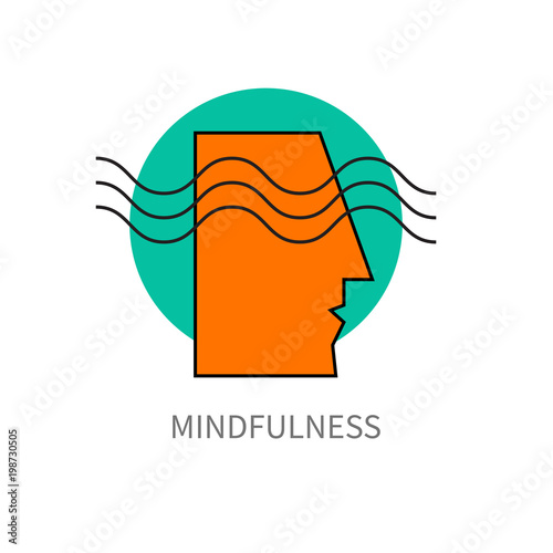 mindfulness vector icon