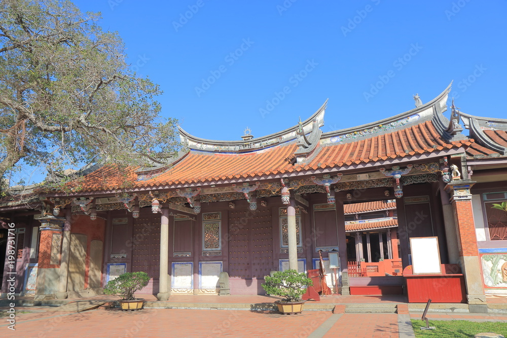 Confucian temple in Tainan Taiwan