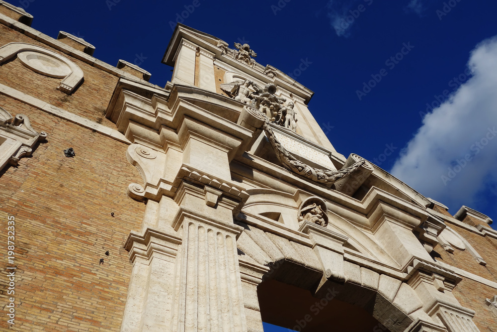 Porta Pia, ancient gate in Rome, Italy