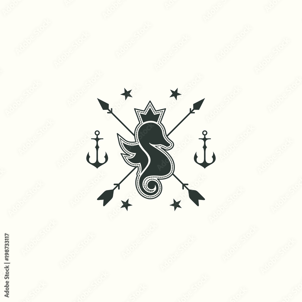 Set of sea and nautical typography badges and design elements. Templates for company icon or web decoration. Marine cruise, beach resort, shipbuilding. Vector collection. Logotype Logo Set of sea and nautical typography badges and design elements. Templates for company icon or web decoration. Marine cruise, beach resort, shipbuilding. Vector collection. Logotype Logo