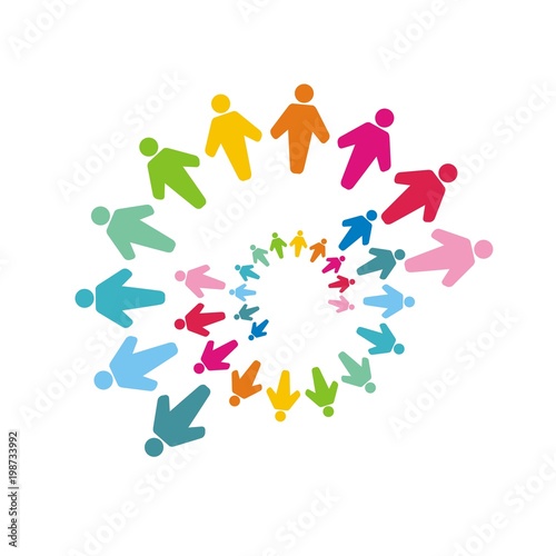 a group of people