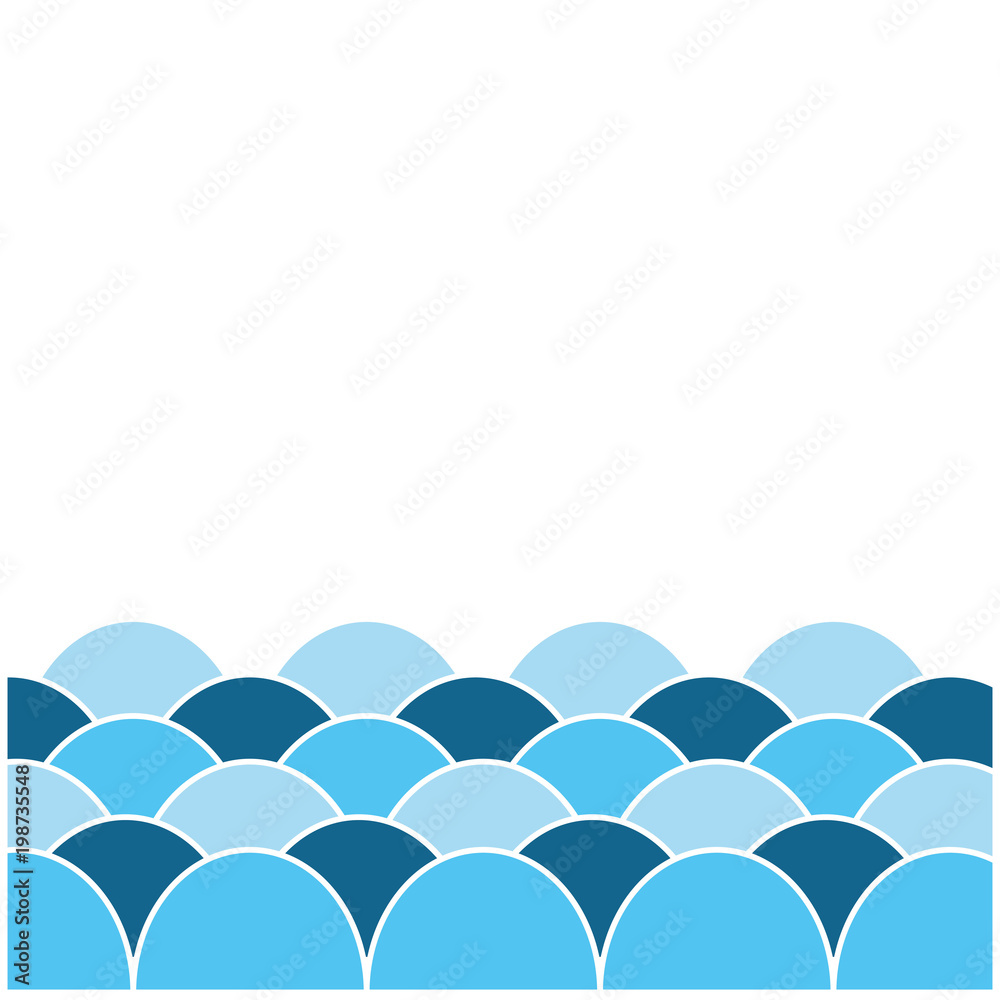 Blue Sea Vector Blue Sea Vector