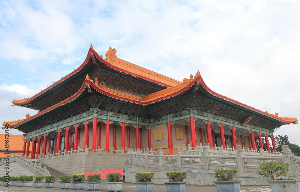 Historical architecture of National Theater in Taipei Taiwan