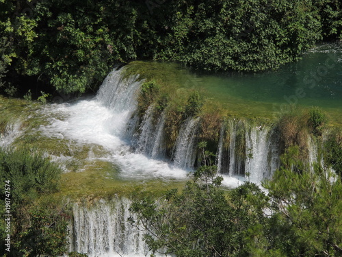 Landscape in Krka National Park in Croatia 