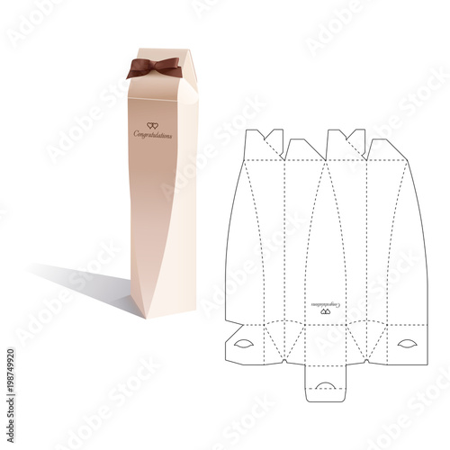 Retail Box with Die-cut Layout