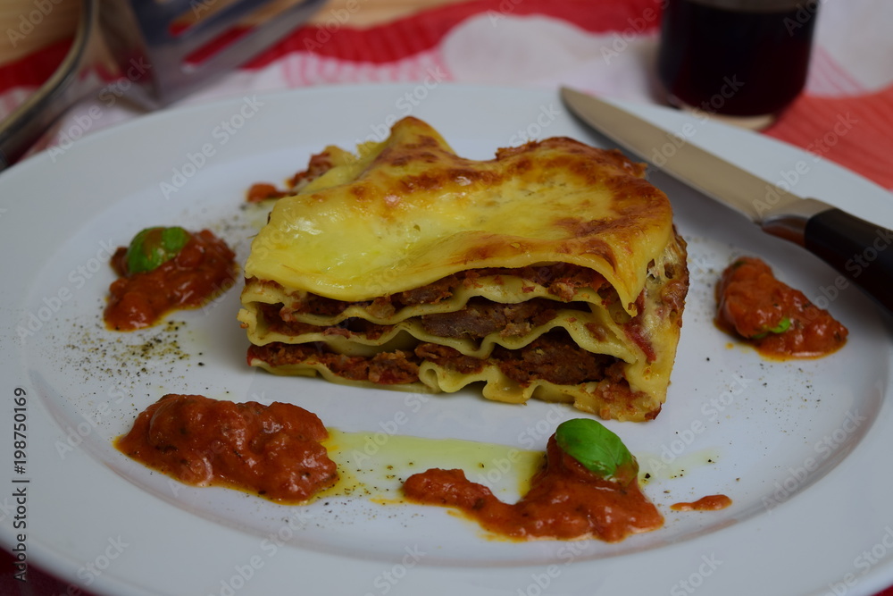 Lasagne - Hackfleischlasagne Lasagne - Hackfleischlasagne