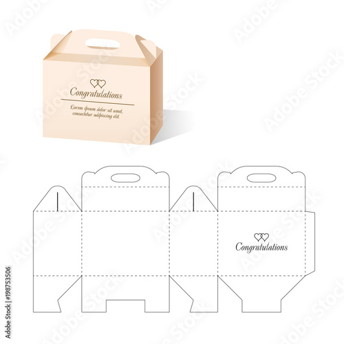 Retail Box with Die-cut Layout