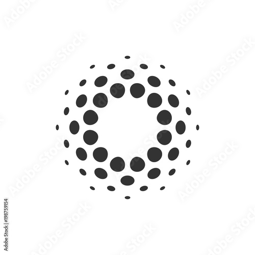 Halftone dots forms
