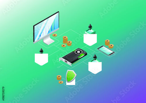 Vector isometric blockchain