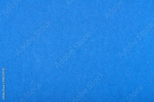 Bright blue velvet paper texture background 