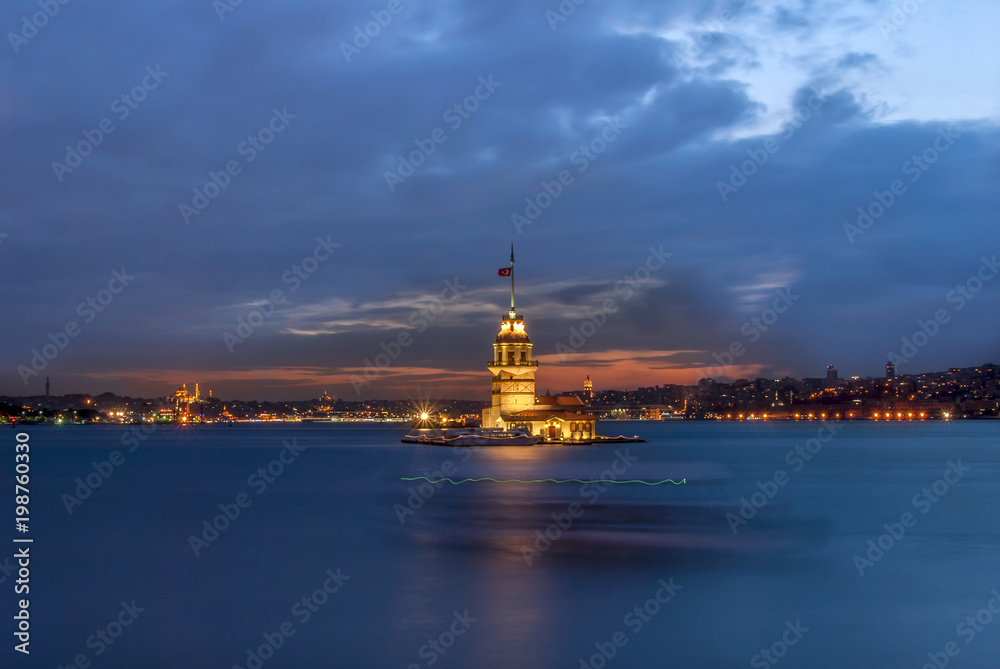 Istanbul, Turkey, 9 June 2006: The Maiden's Tower