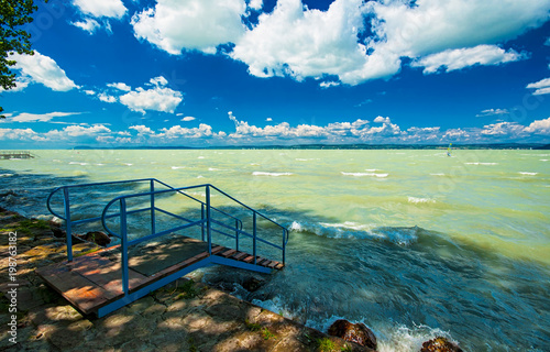 Lake Balaton in summer