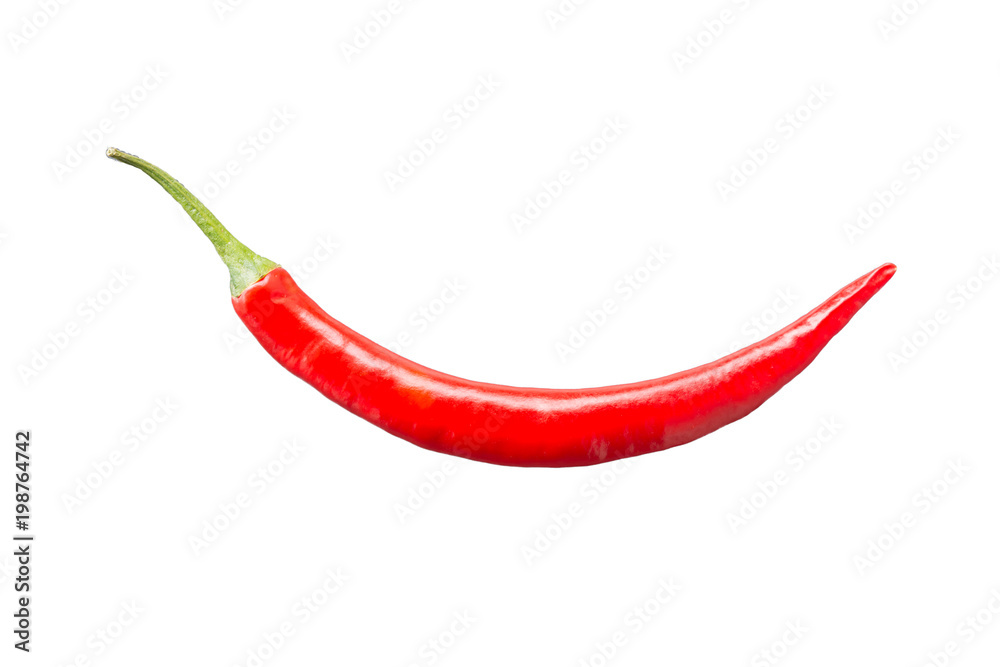 Chilischoten isoliert auf weiss Chilischoten isoliert auf weiss