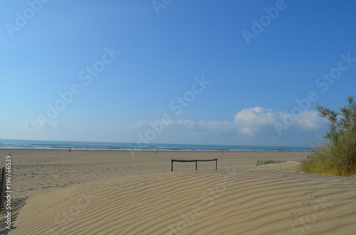 Rankiem na plaży nad Adriatykiem, Punta Sabbioni photo