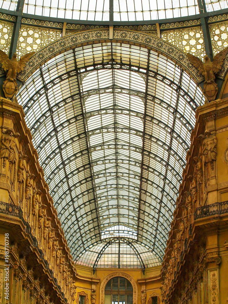 Milan, Italy - The Vittorio Emanuele II Gallery
