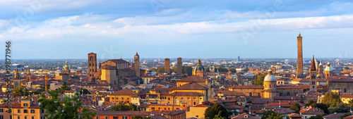 Panoramic view of Bologna - Italy photo