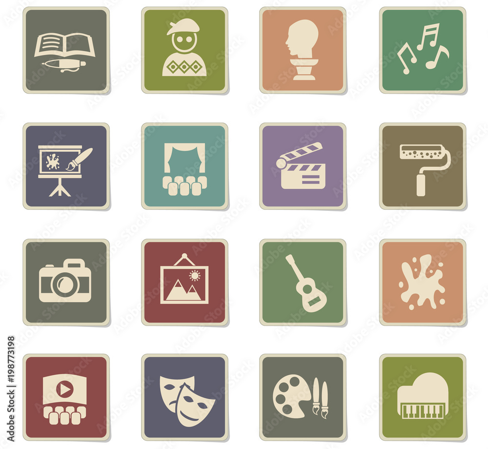 art icon set art icon set
