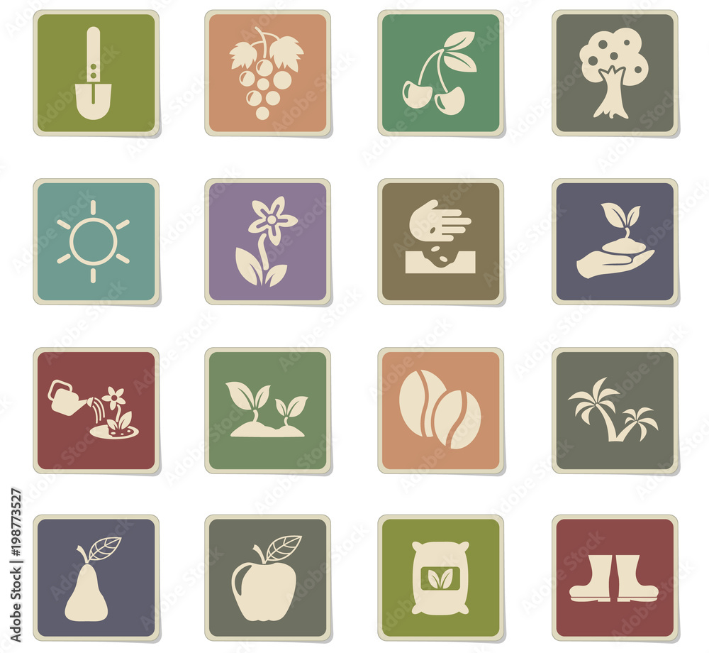 plants icon set plants icon set