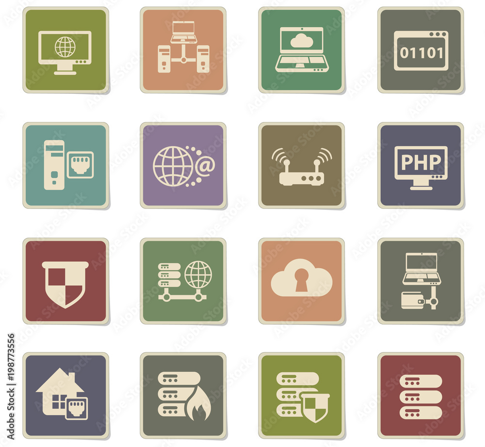 server icon set server icon set