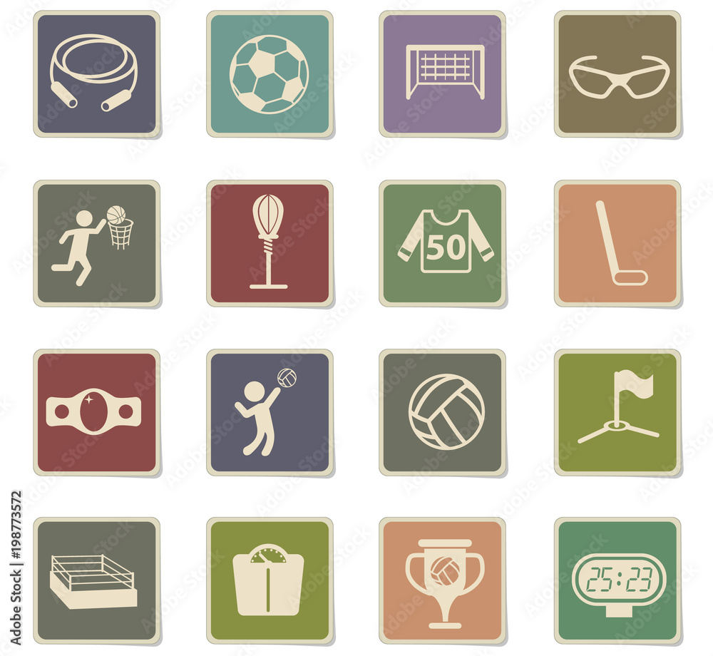 sport icon set sport icon set