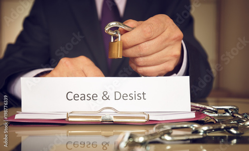 Photos Cease and desist man