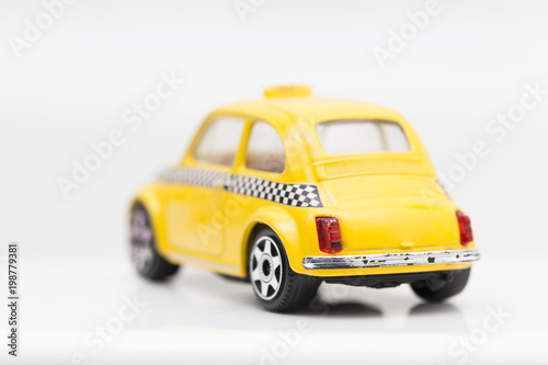 Yellow Toy Taxi Car © ellisia