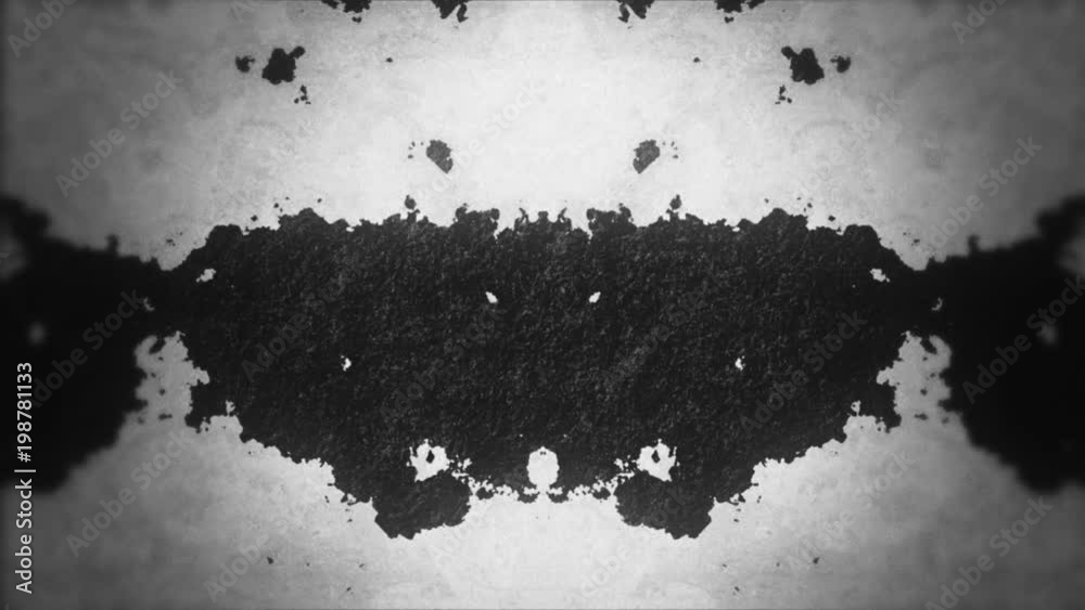 Rorschach Test in a Retro Style