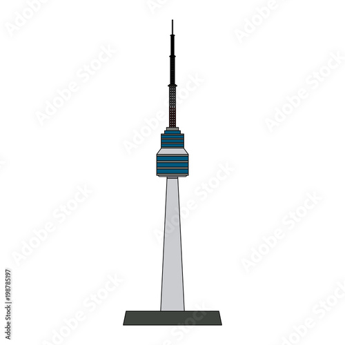 sydney tower eye vector illustration graphic design
