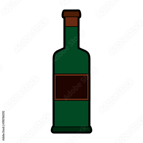 Drink bottle isolated vector illustration graphic design