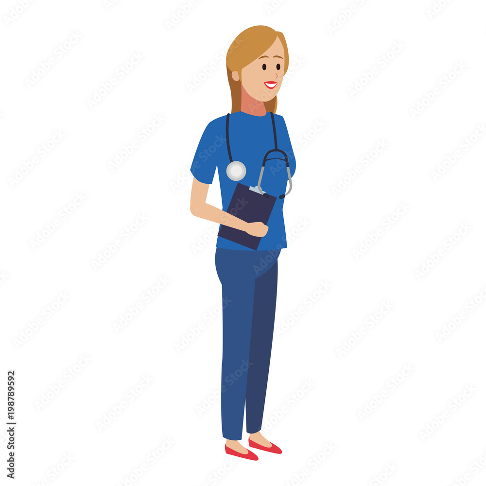 Woman doctor cartoon vector illustration graphic design Woman doctor cartoon vector illustration graphic design