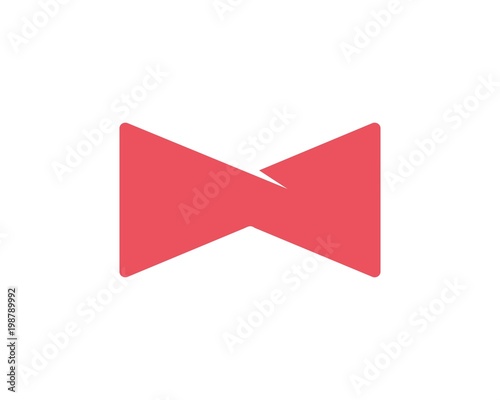 Modern tie logo